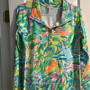 Lilly Pulitzer Colorful Tropical Print Pullover